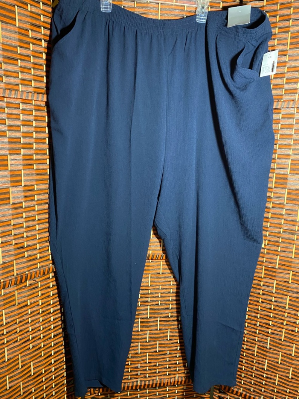 New With Tags Catherines Navy Wide-Leg Pants